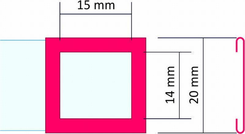 Kalendářové jezdce, 15x14 mm