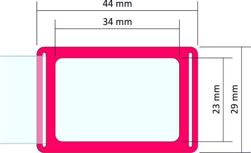Kalendářové jezdce, 34x23 mm