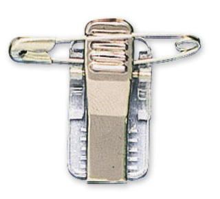 Klipsy samolepící + spínací špendlík