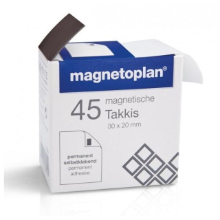 Samolepící magnety Magnetoplan Takkis, 45 ks