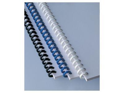 Plastové hřbety GBC CLICK, 3:1, 8 mm, modré - 2